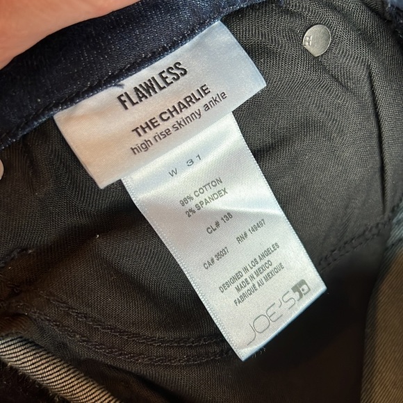 Joes jeans the Charlie high rise skinny ankle blue Jean Marlana size 31 pant - Picture 5 of 7